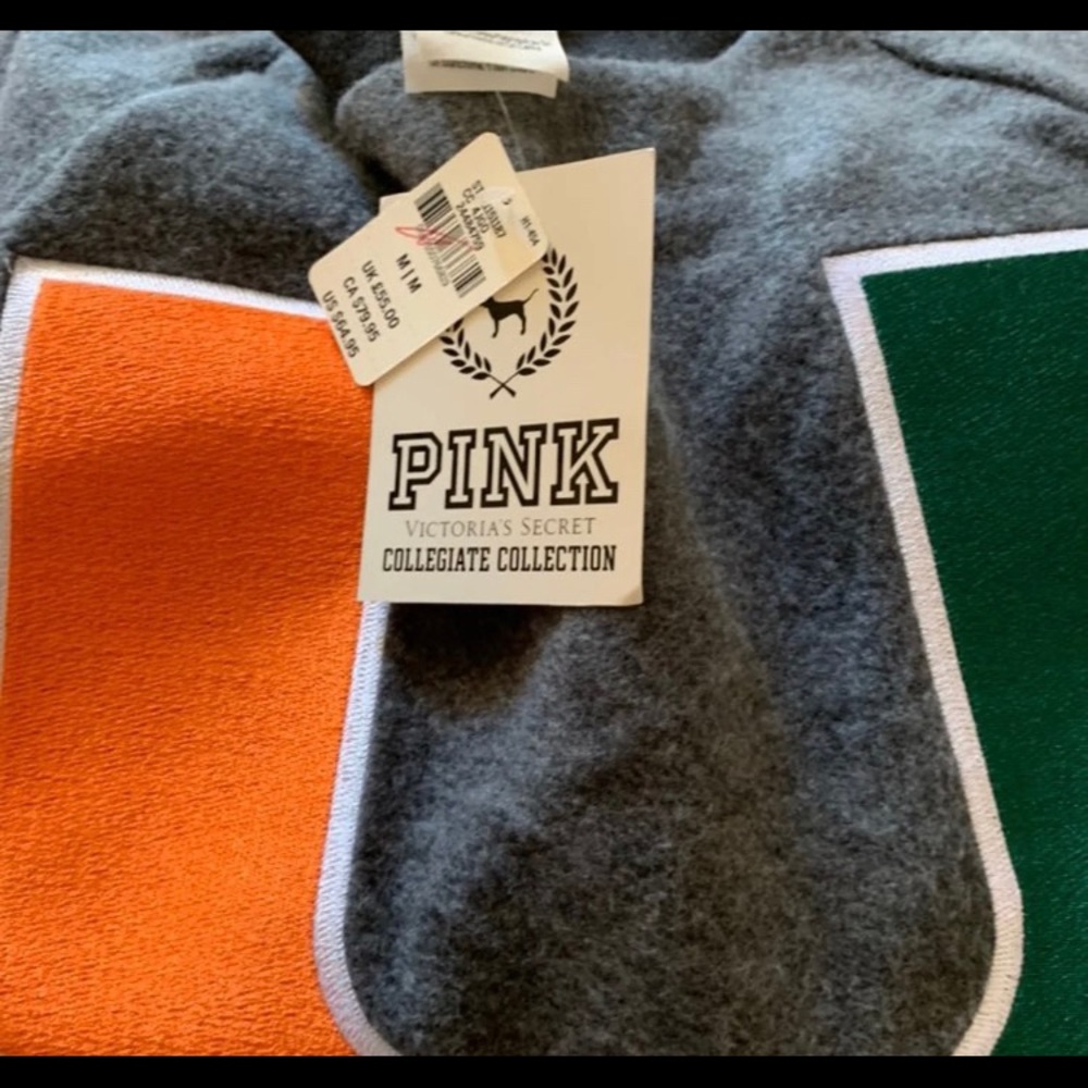 Pink Victorias Secret University MIami Sweatshirt - Picture 3 of 3